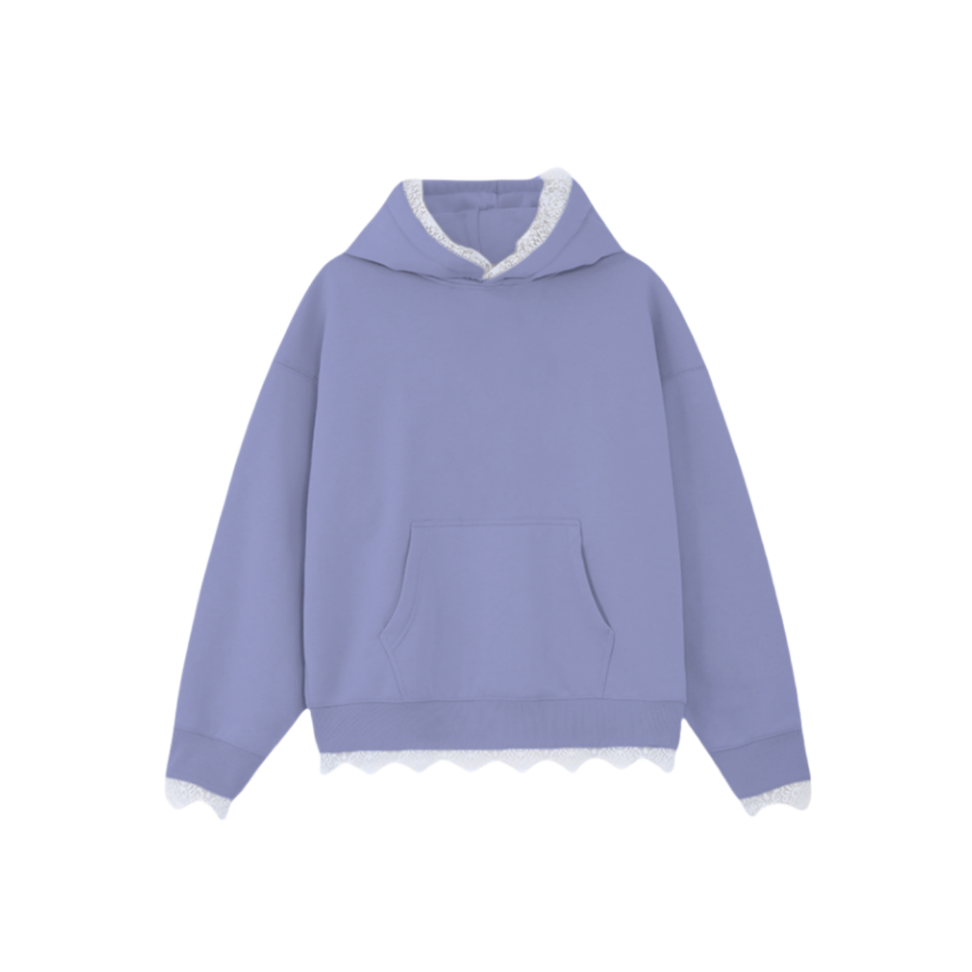 Elegant Early Autumn Lace Hoodie