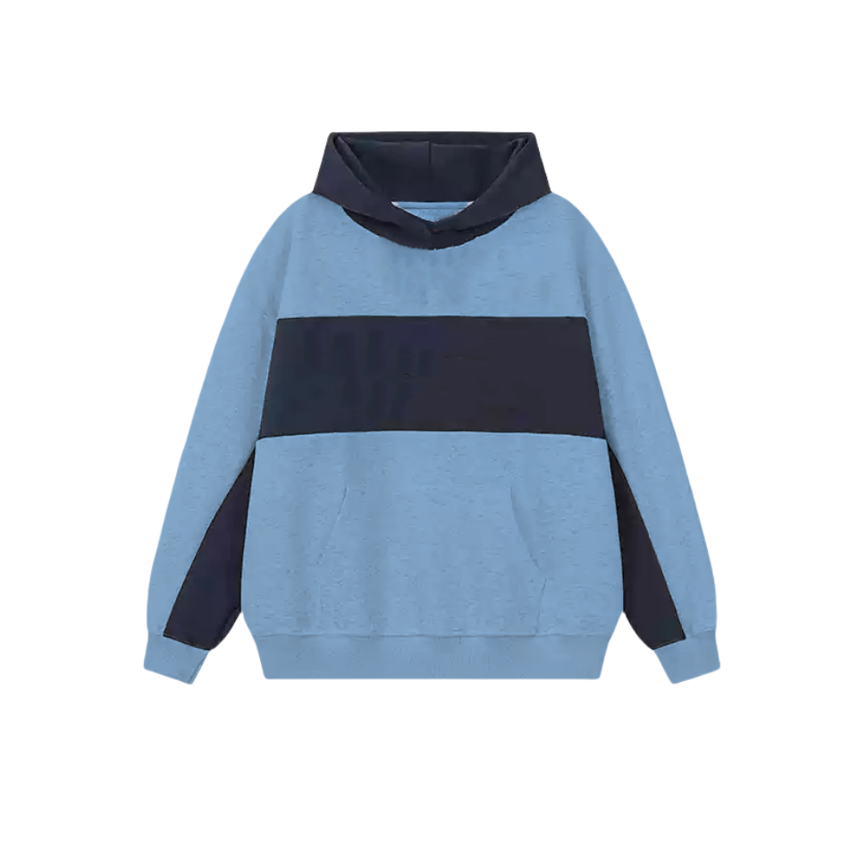 Vintage Patchwork Hoodie Unisex College Style Versatile Design