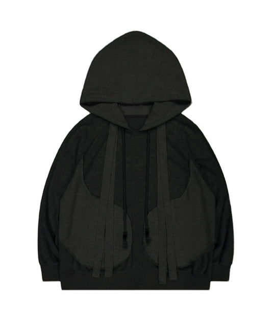 Unisex Layered Look Hoodie for Spring/Autumn