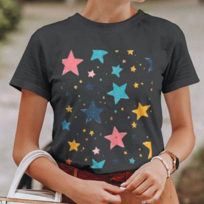 Dreamy Star Pattern T-Shirt