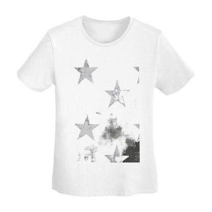 Classic Comfort Soft Star Pattern T-Shirt