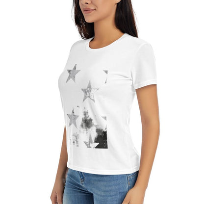 Classic Comfort Soft Star Pattern T-Shirt