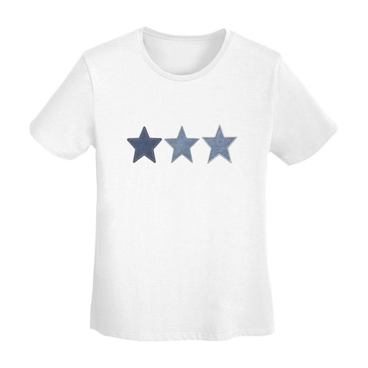 Printed Gradient Star T-Shirt