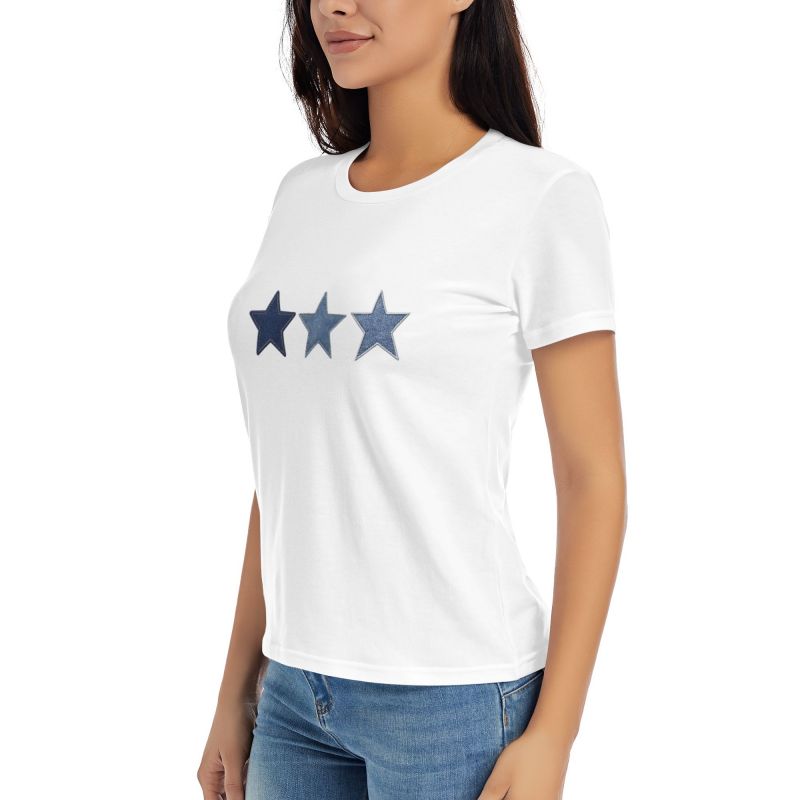 Printed Gradient Star T-Shirt
