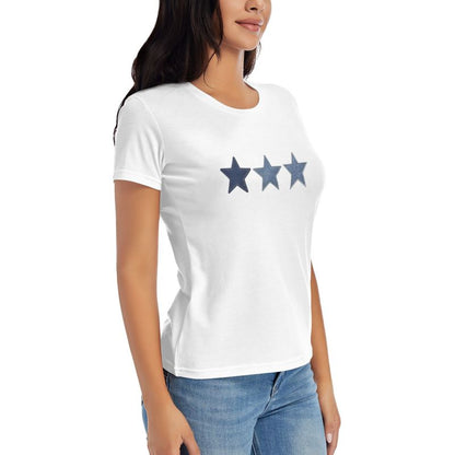 Printed Gradient Star T-Shirt