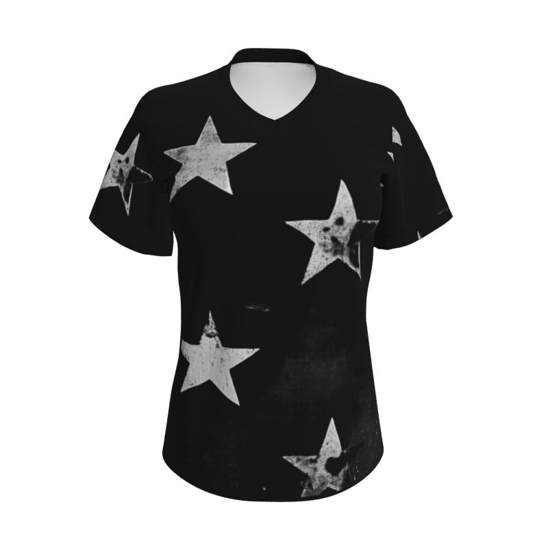 Fashionable Versatile Star Print T-Shirt