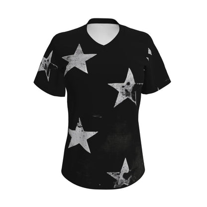 Fashionable Versatile Star Print T-Shirt