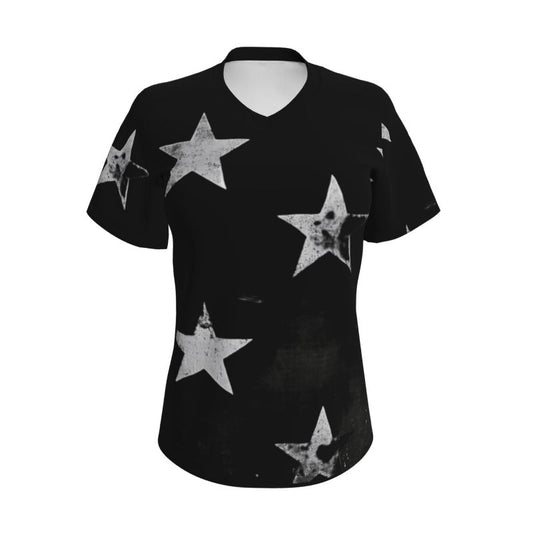 Fashionable Versatile Star Print T-Shirt