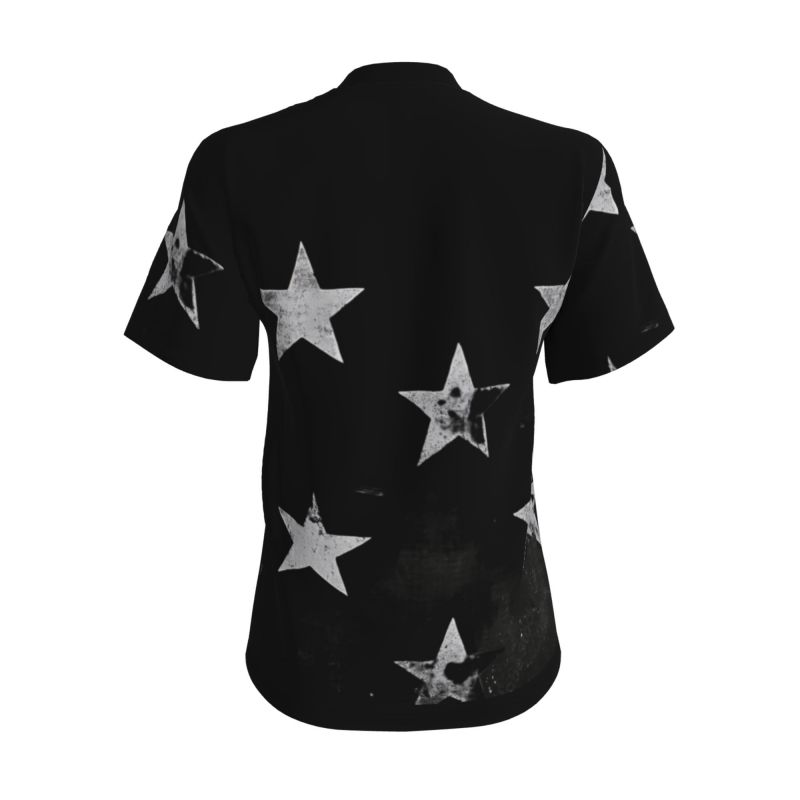 Fashionable Versatile Star Print T-Shirt