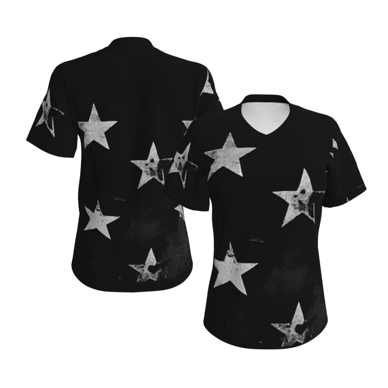 Fashionable Versatile Star Print T-Shirt