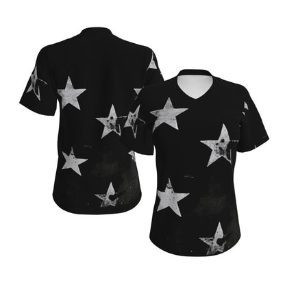 Fashionable Versatile Star Print T-Shirt