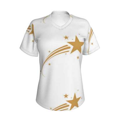 Vibrant Shooting Star Print T-Shirt