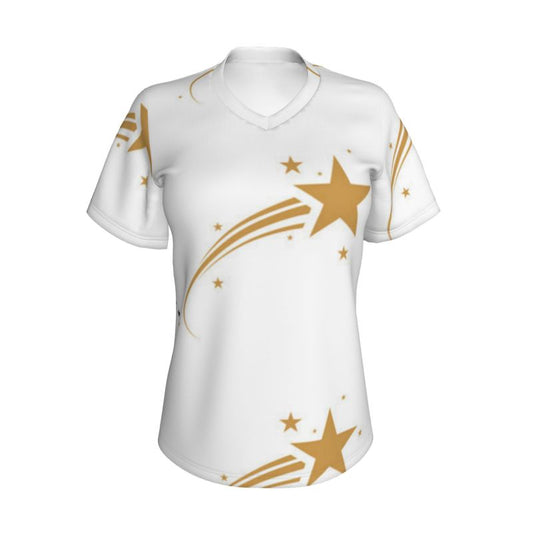 Vibrant Shooting Star Print T-Shirt