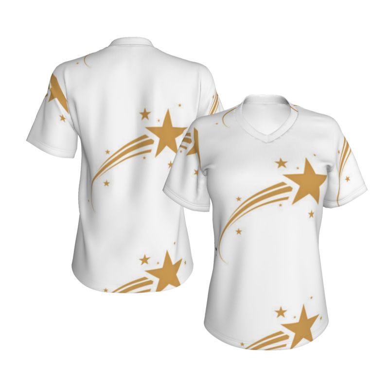 Vibrant Shooting Star Print T-Shirt
