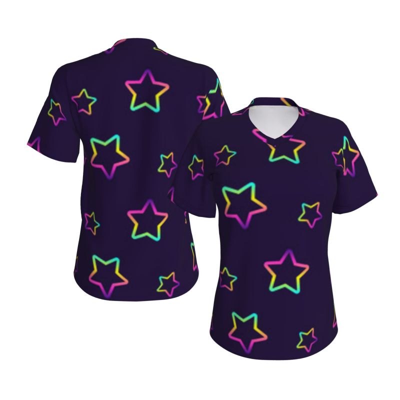 Colorful Star Fashion T-Shirt