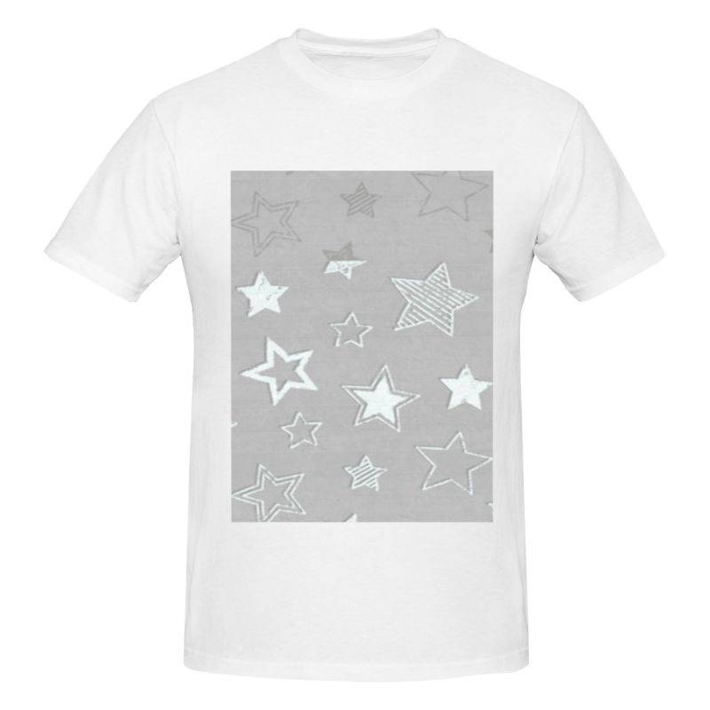 Comfortable Fitted Classic Star Style T-Shirt