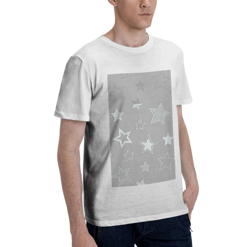 Comfortable Fitted Classic Star Style T-Shirt