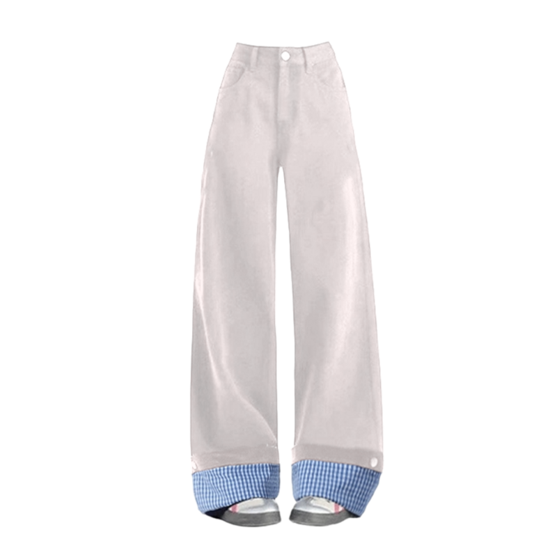 Color-Block Design Casual Sweatpants