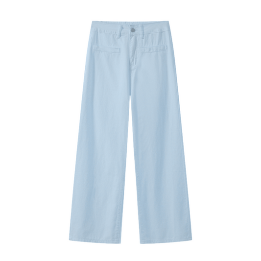 High-Waisted Slimming Loose-Fit Draped Sweatpants